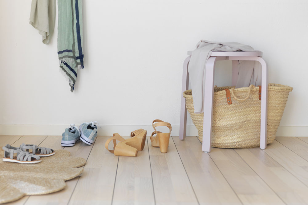 Timber Floor Home Entry Way