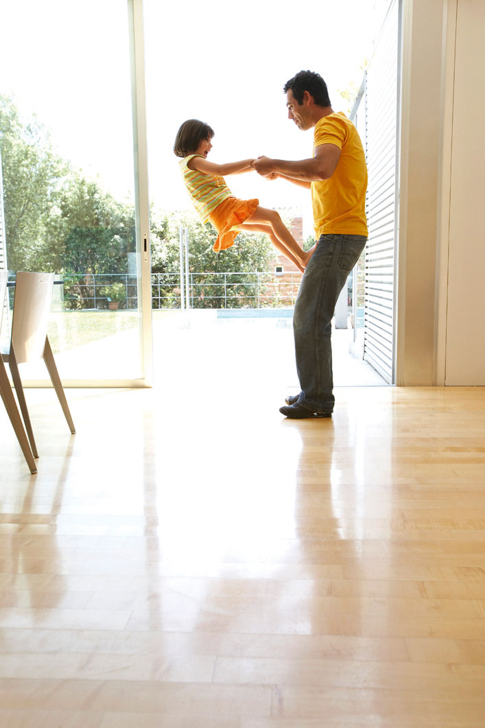 Timber Floor Home Living